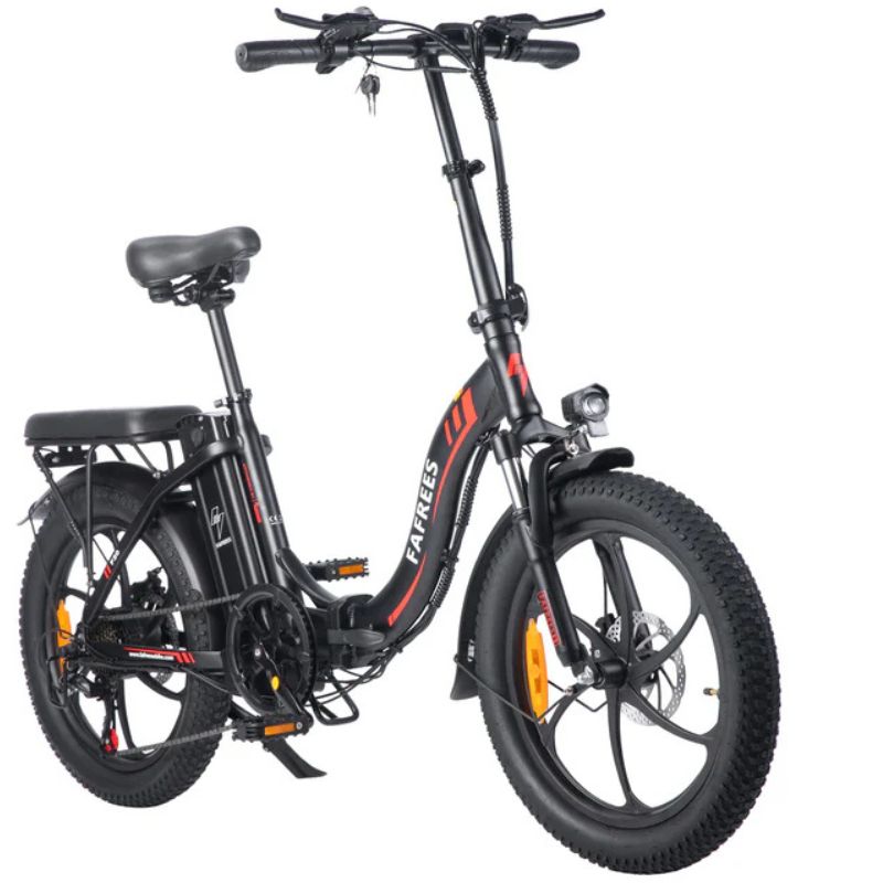 Fafrees F20 e-bike front suspension detail