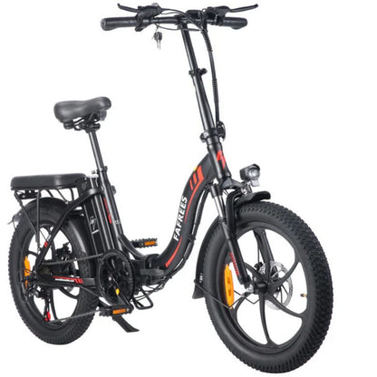 Fafrees F20 e-bike front suspension detail