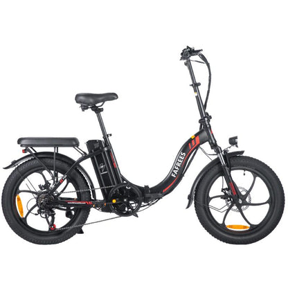 Fafrees F20 foldable step-through frame side angle