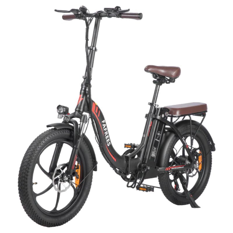 Fafrees F20 Pro e-bike full side view – foldable city commuter fat tire bike