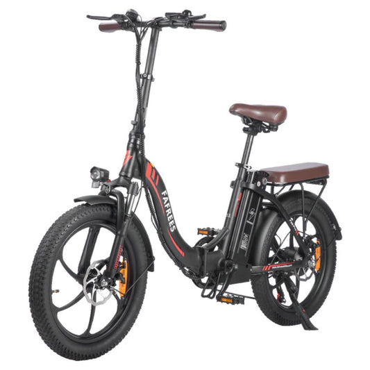 Fafrees F20 Pro e-bike full side view – foldable city commuter fat tire bike