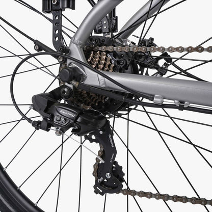 Falcon Horizon Cross Bar Electric Hybrid Bike – 375Wh Commuter E-Bike with Bafang Motor