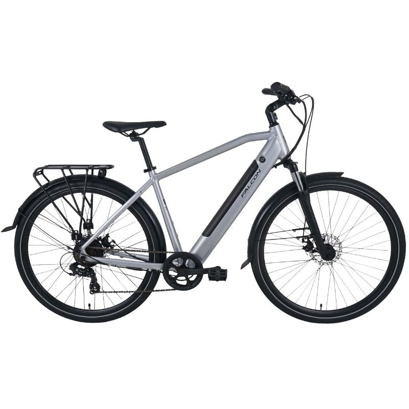 Falcon Horizon Cross Bar Electric Hybrid Bike – 375Wh Commuter E-Bike with Bafang Motor