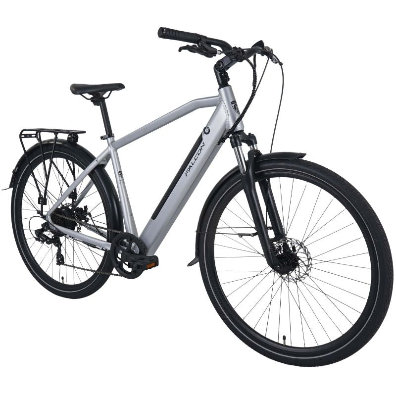 Falcon Horizon Cross Bar Electric Hybrid Bike – 375Wh Commuter E-Bike with Bafang Motor