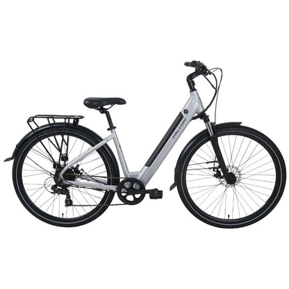 Falcon Horizon Low Step Electric Hybrid Bike – Comfortable Urban E-Bike with 375Wh Battery