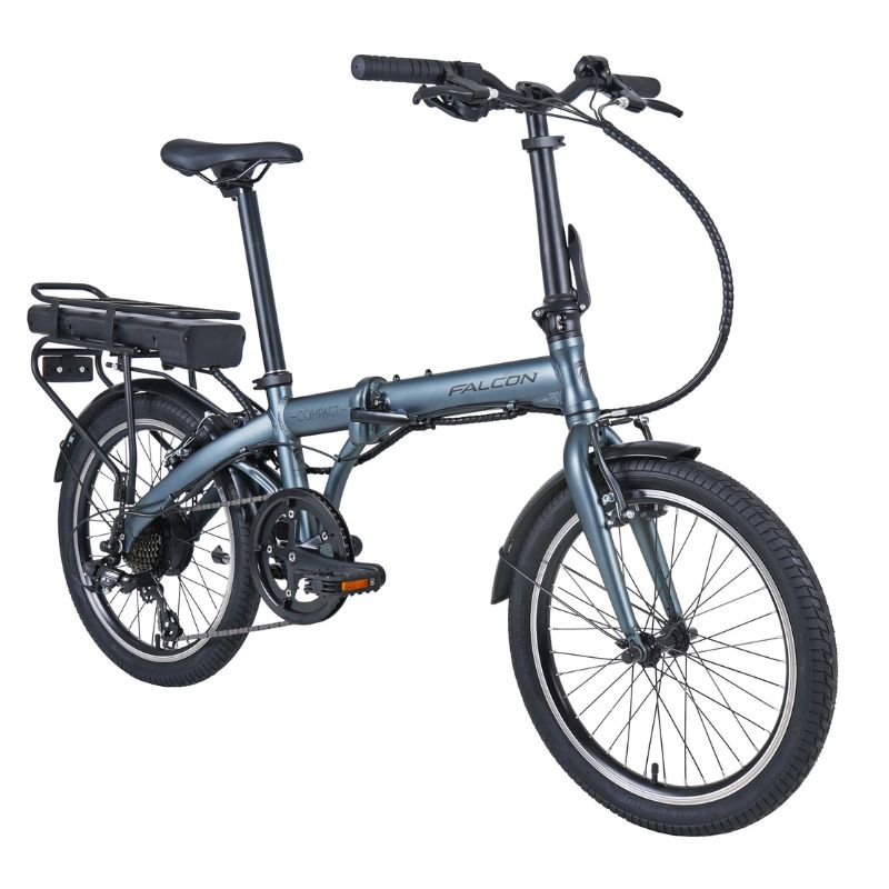 Falcon Compact Folding Electric Bike – 20" Wheel, 375Wh Pannier Battery, Folding E-Bike