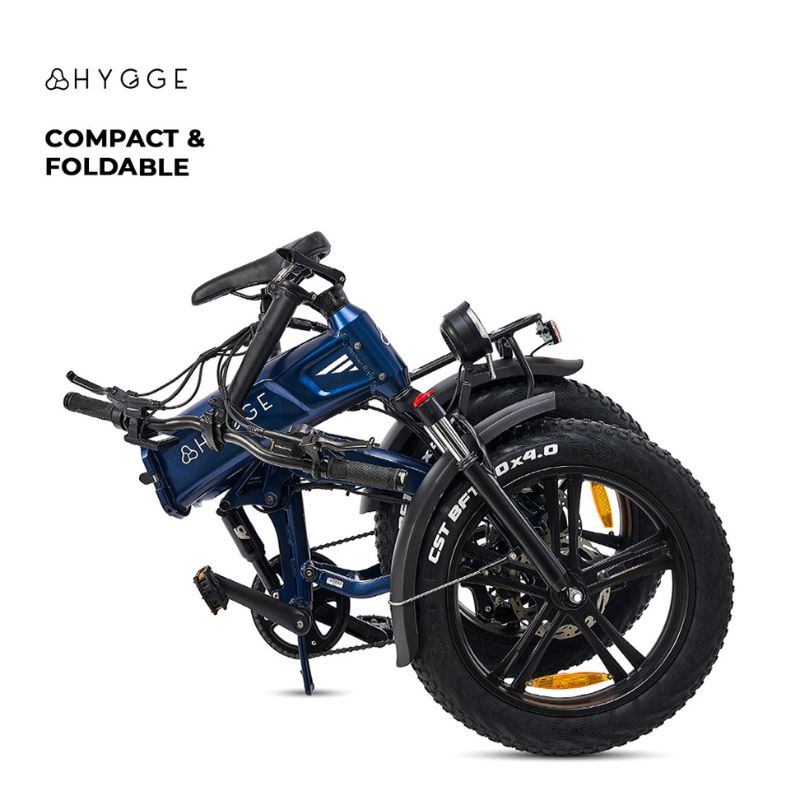 Foldable aluminum frame of Sorø electric bike