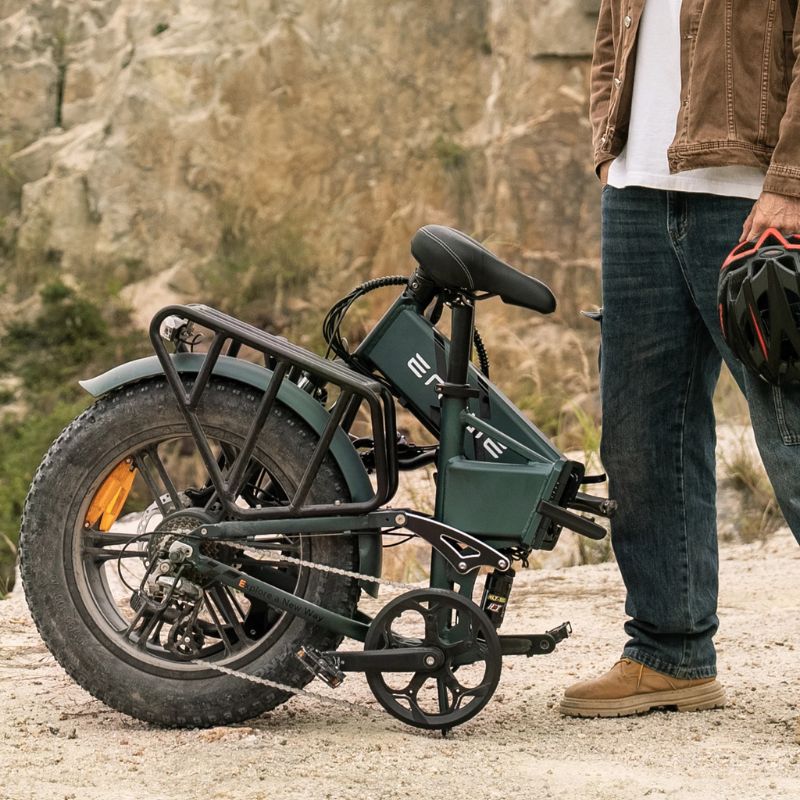 Engwe Engine Pro 2.0 folded for easy storage