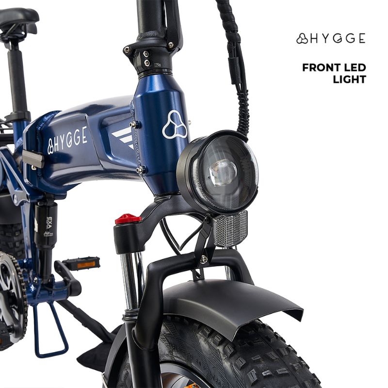 Soro Foldable Electric Bike 2026- Fat Tyres - Royal Blue