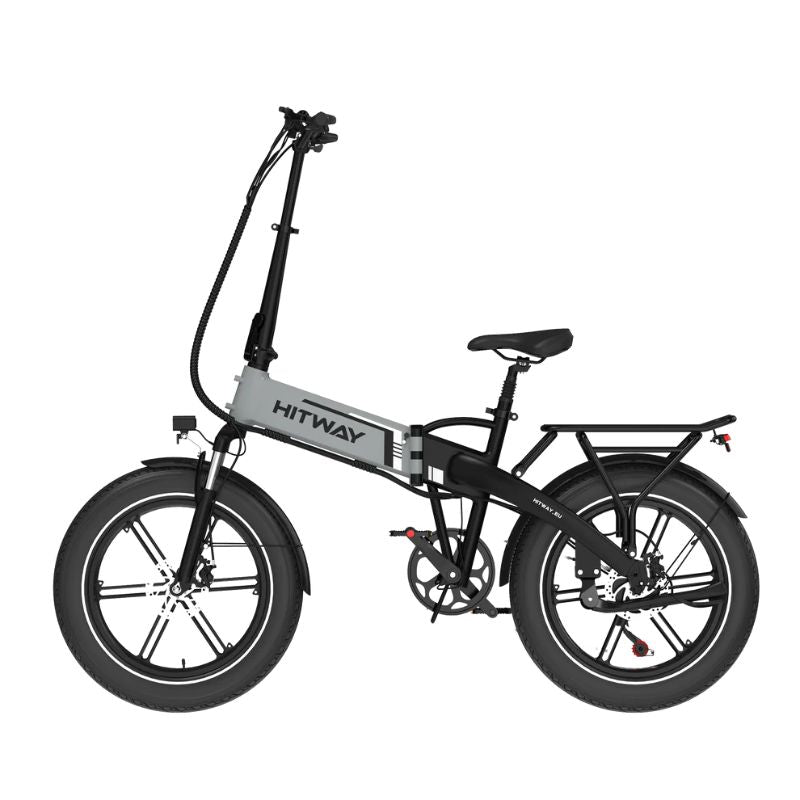 HITWAY BK10S 48V 13Ah battery installed inside frame