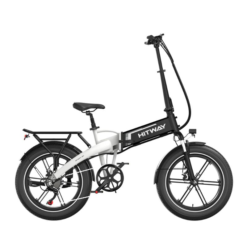 HITWAY BK10S unfolded size next to car boot for portability demonstration