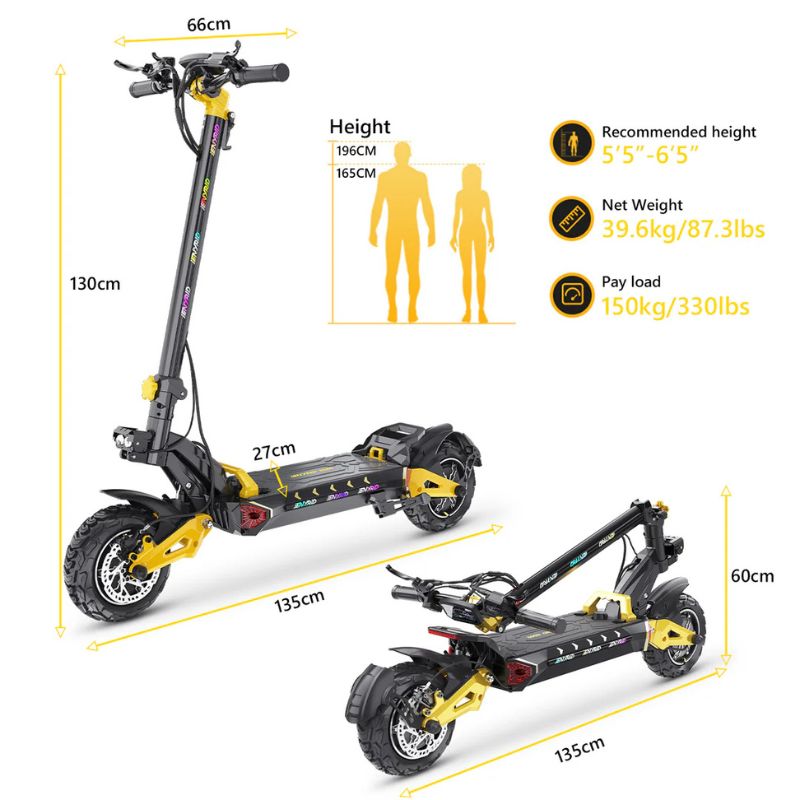 iENYRID ES60 Dual Motor Fast Electric Scooter