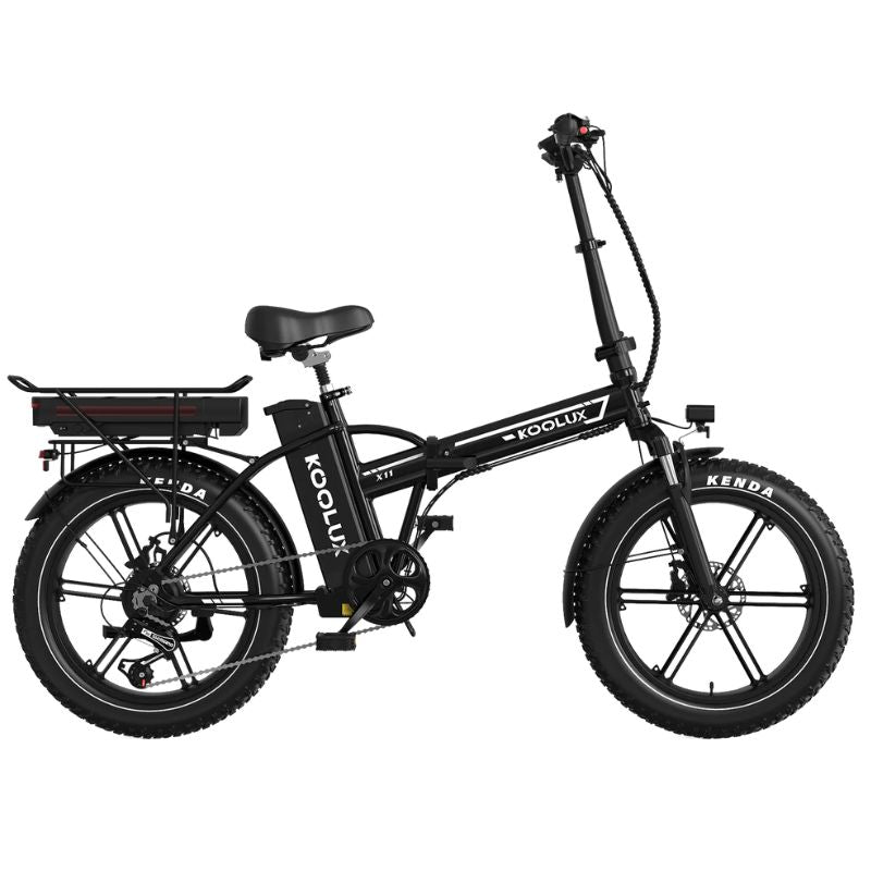 KOOLUX X11 Fat Tire Dual Battery Electric Bike – 250W (Peak 500W) Off- – WheelTrek