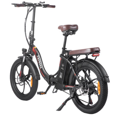 Fafrees F20 Pro rear rack and fender setup with kickstand