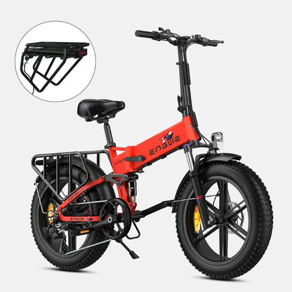 Engwe Engine X 250W Full Suspension Foldable Electric Fat Tire Bike