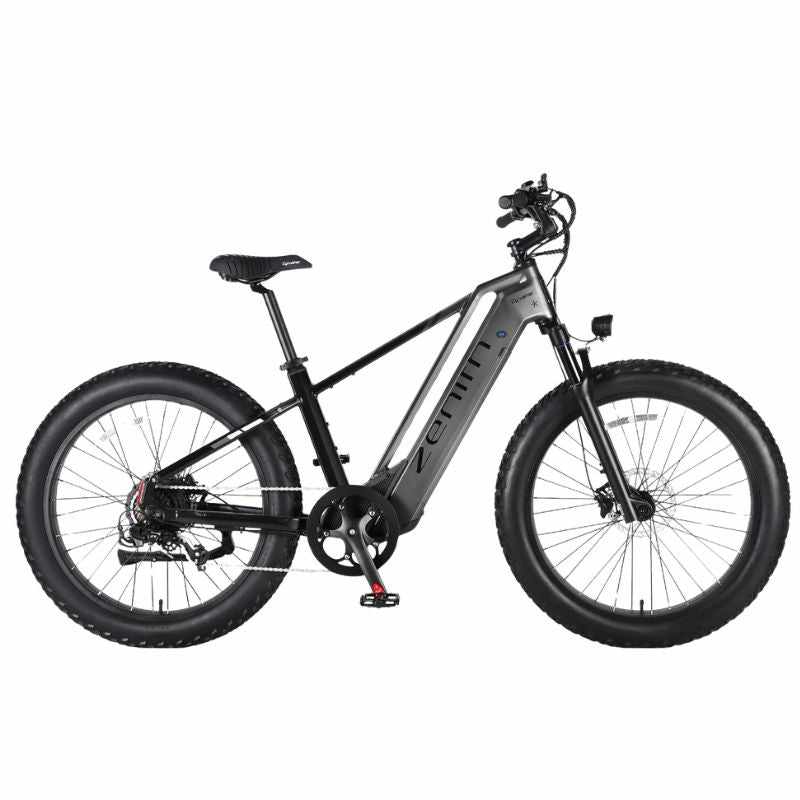 Cyrusher Zenith Electric Bike 250W EAPC Compliant Fat Tire Suspension E-Bike 48V Battery Hydraulic Brakes