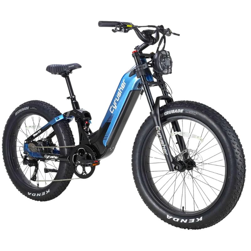 Cyrusher Trax 2.0 Electric Bike | 250W Motor | 52V 20Ah Battery | 25 km/h PAS | Full Suspension