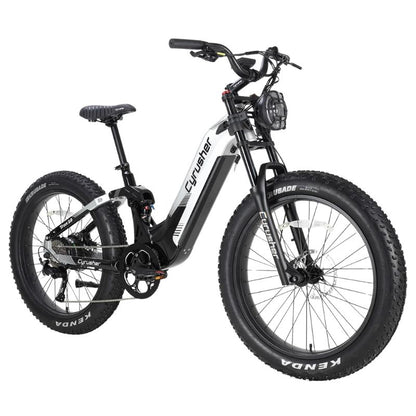 Cyrusher Trax 2.0 Electric Bike | 250W Motor | 52V 20Ah Battery | 25 km/h PAS | Full Suspension
