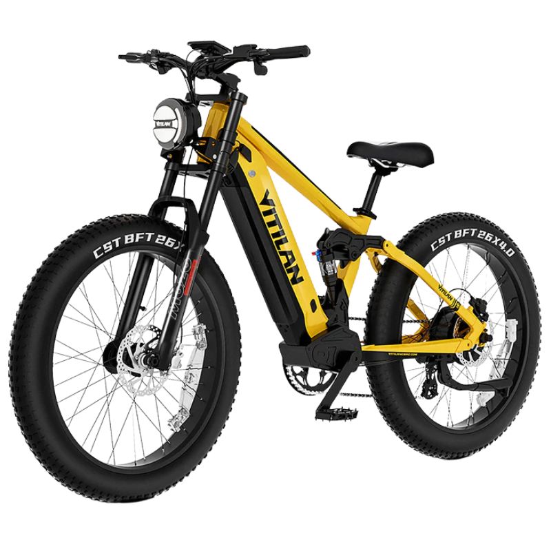 Vitilan T7 mountain e-bike cockpit display TFT speed battery level